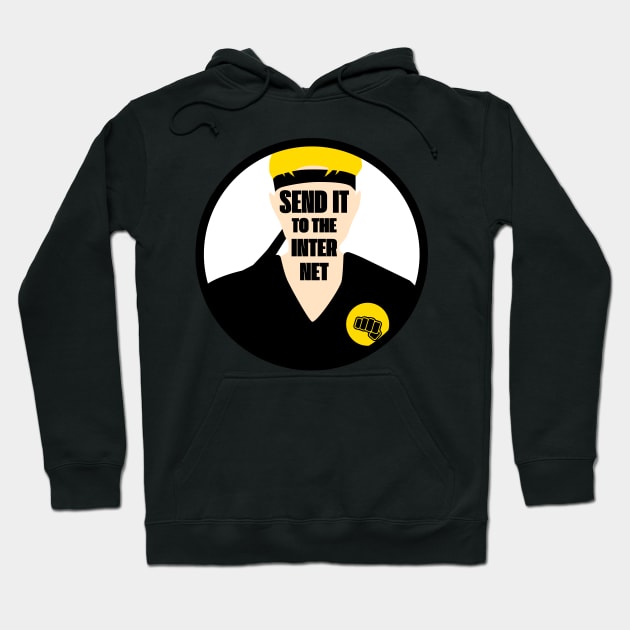 Send it to the internet, Lawrence Hoodie by chillstudio